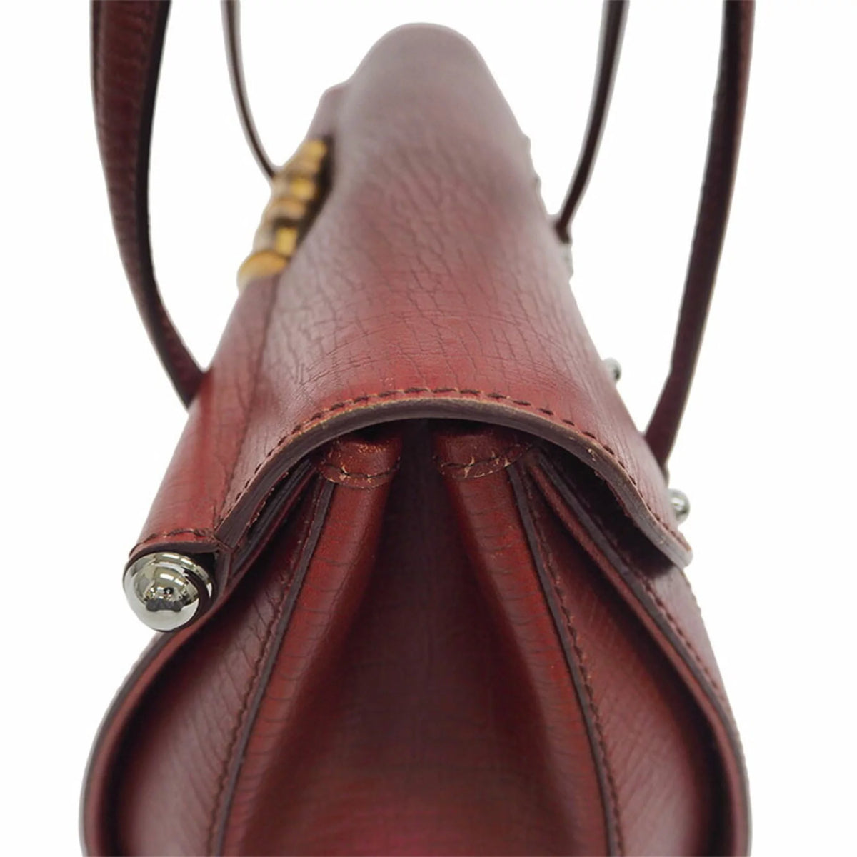 Pre-Owned Canvas Bamboo Handbag K611456
