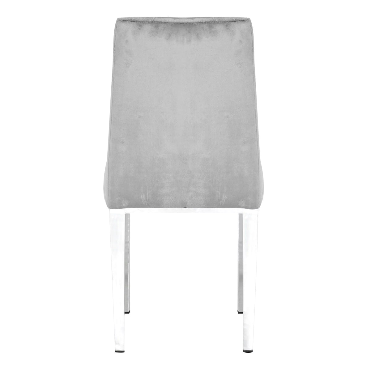 Dark Grey Velvet Dining Chairs Set Of 2 D9182