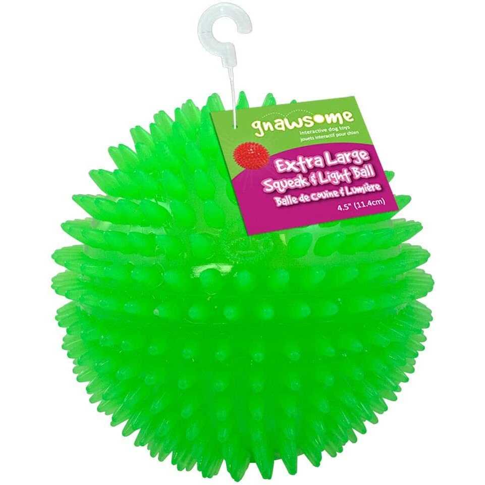 Large Squeak & Light Ball Dog Toy U13405
