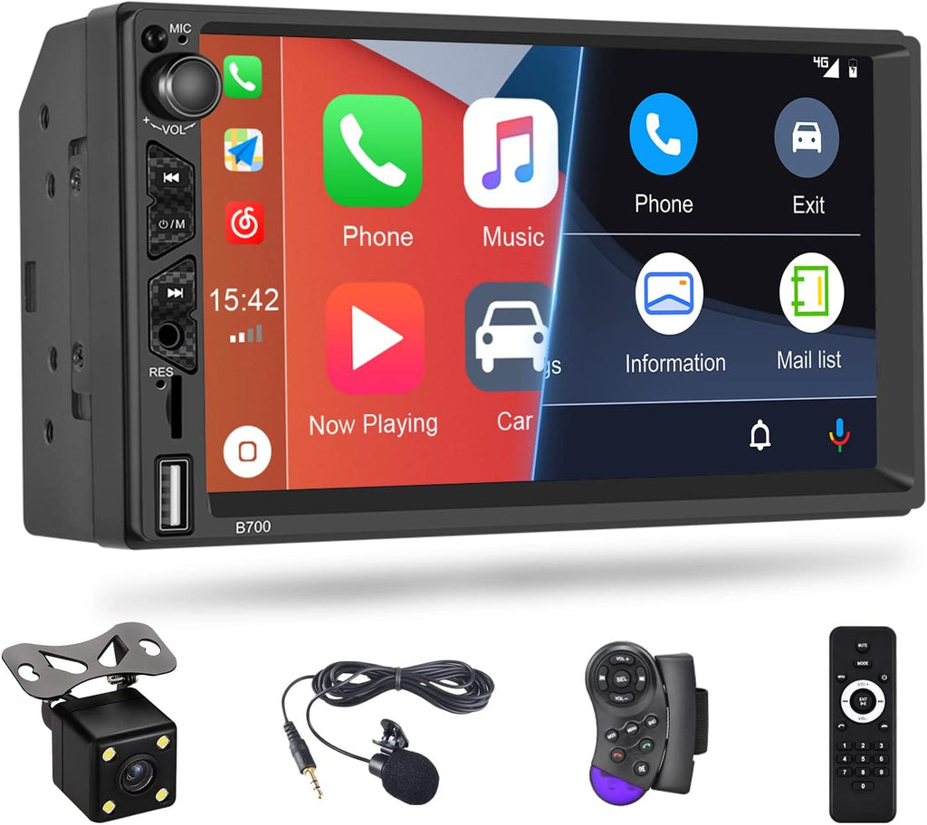 7 Inch Touch Screen Car Stereo with Carplay and Android Auto M9720