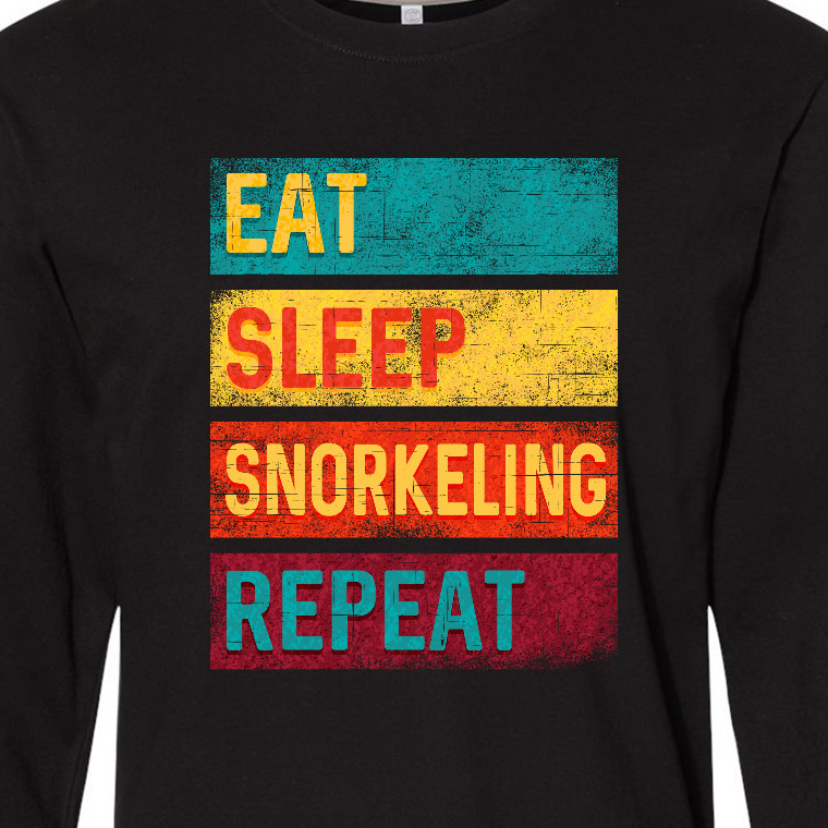 Snorkeling Repeat Long Sleeve T-Shirt R7962