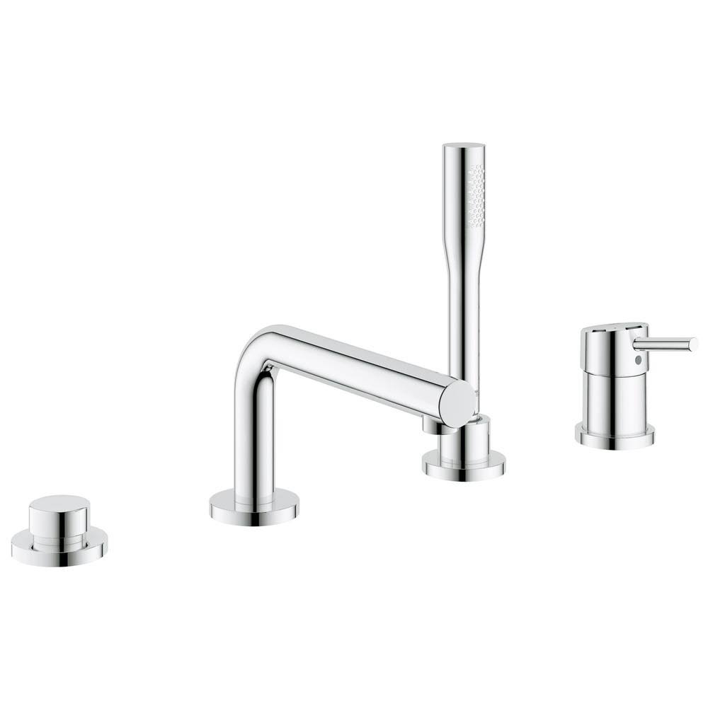 Brushed Nickel Roman Tub Filler with Personal Hand Shower R624