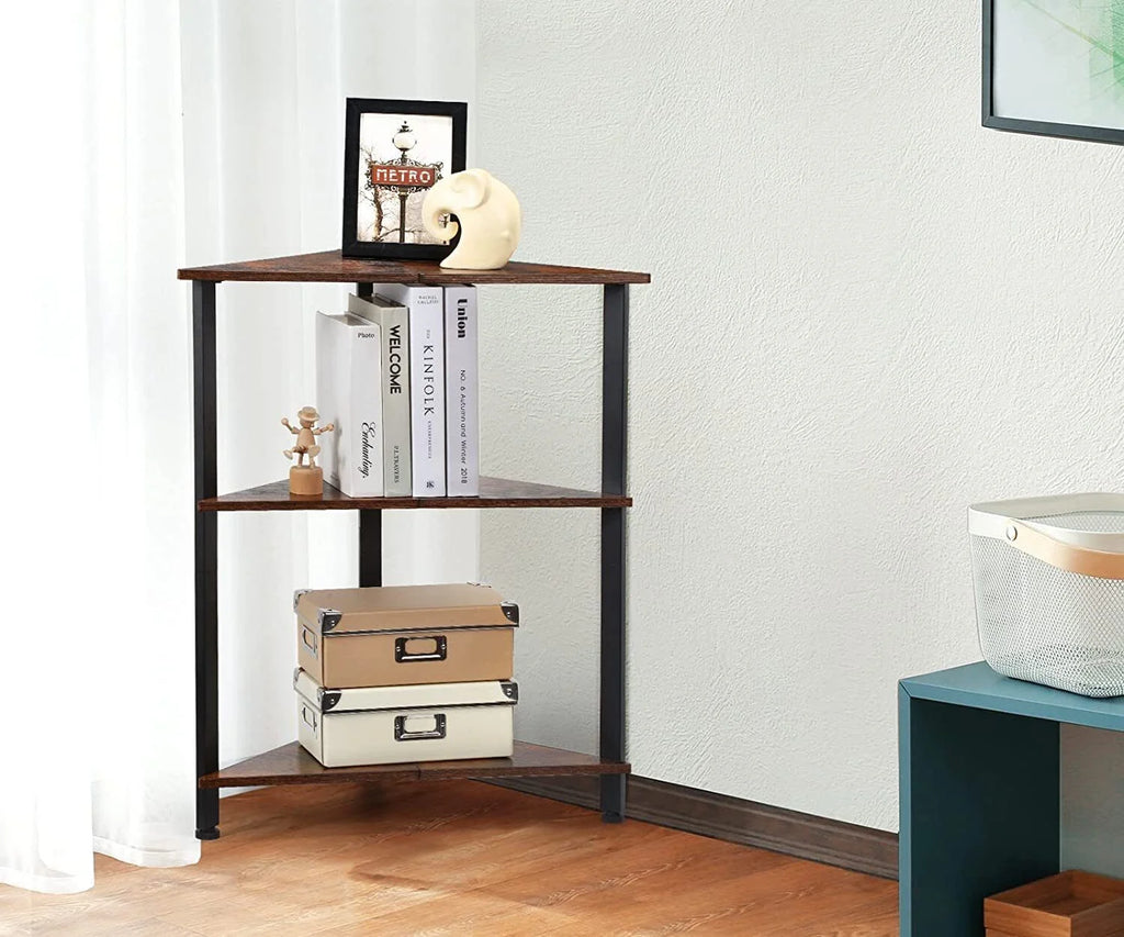 3 Tier Corner Bookshelf D693