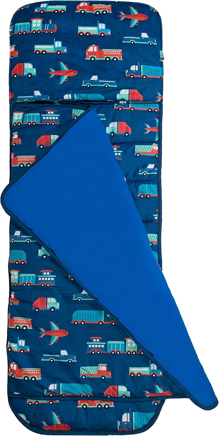 Plush Nap Mat with Attached Blanket E957302