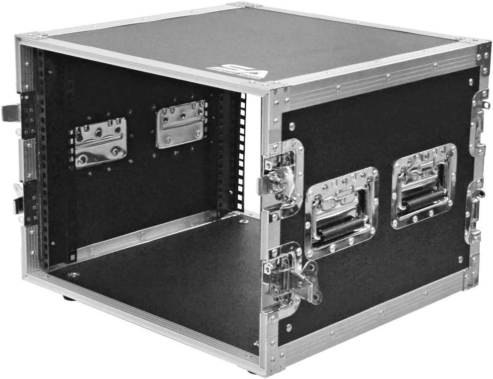 Heavy Duty 8 Space ATA Rack Case R15165