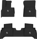 TPE All Weather Custom Fit Floor Mats 1st & 2nd Row Full Set Black M44163