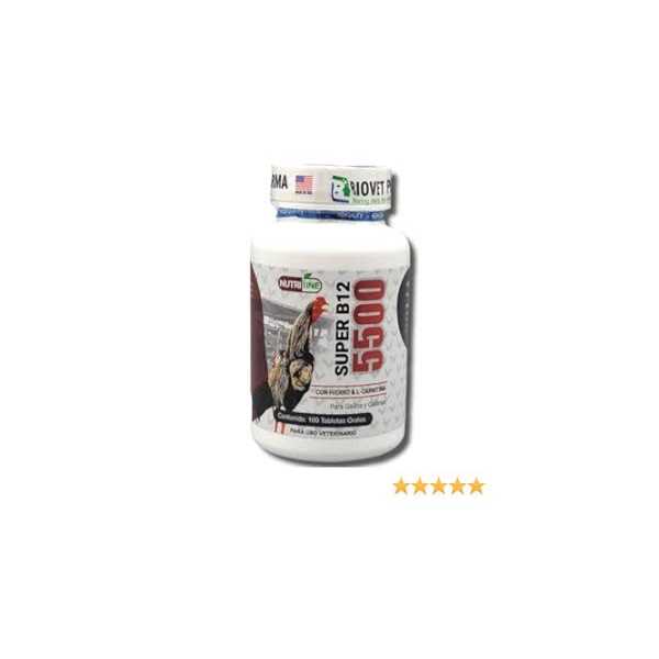 Vitamin B12 5500 mcg 100 Tablets with Iron L-Carnitina R2731