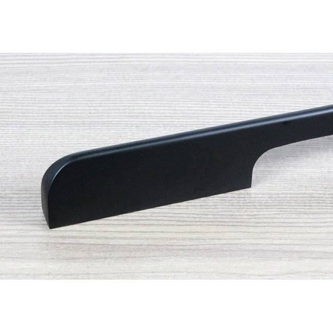 8-Inch Solid Matte Black Cabinet Bar Pull Handle (Case of 10) V325