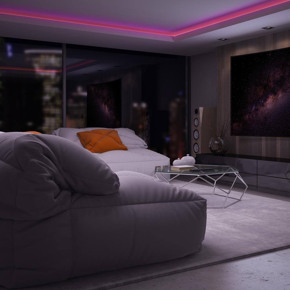 24ft White Smart Outdoor Integrated LED Rope Light I4194