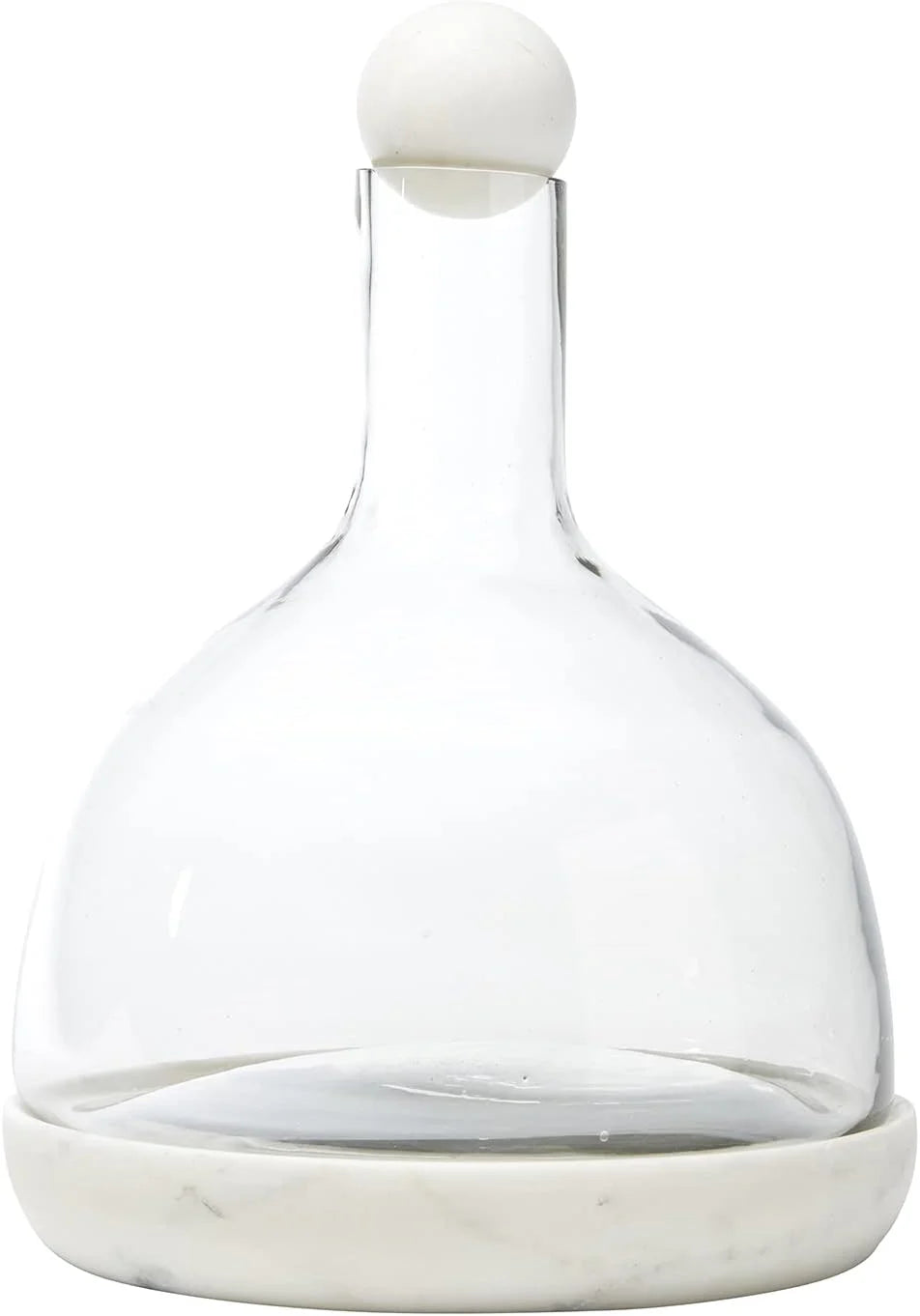 Marble and Glass Wine Carafe 42-Ounce X66910