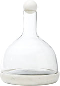 Marble and Glass Wine Carafe 42-Ounce X66910