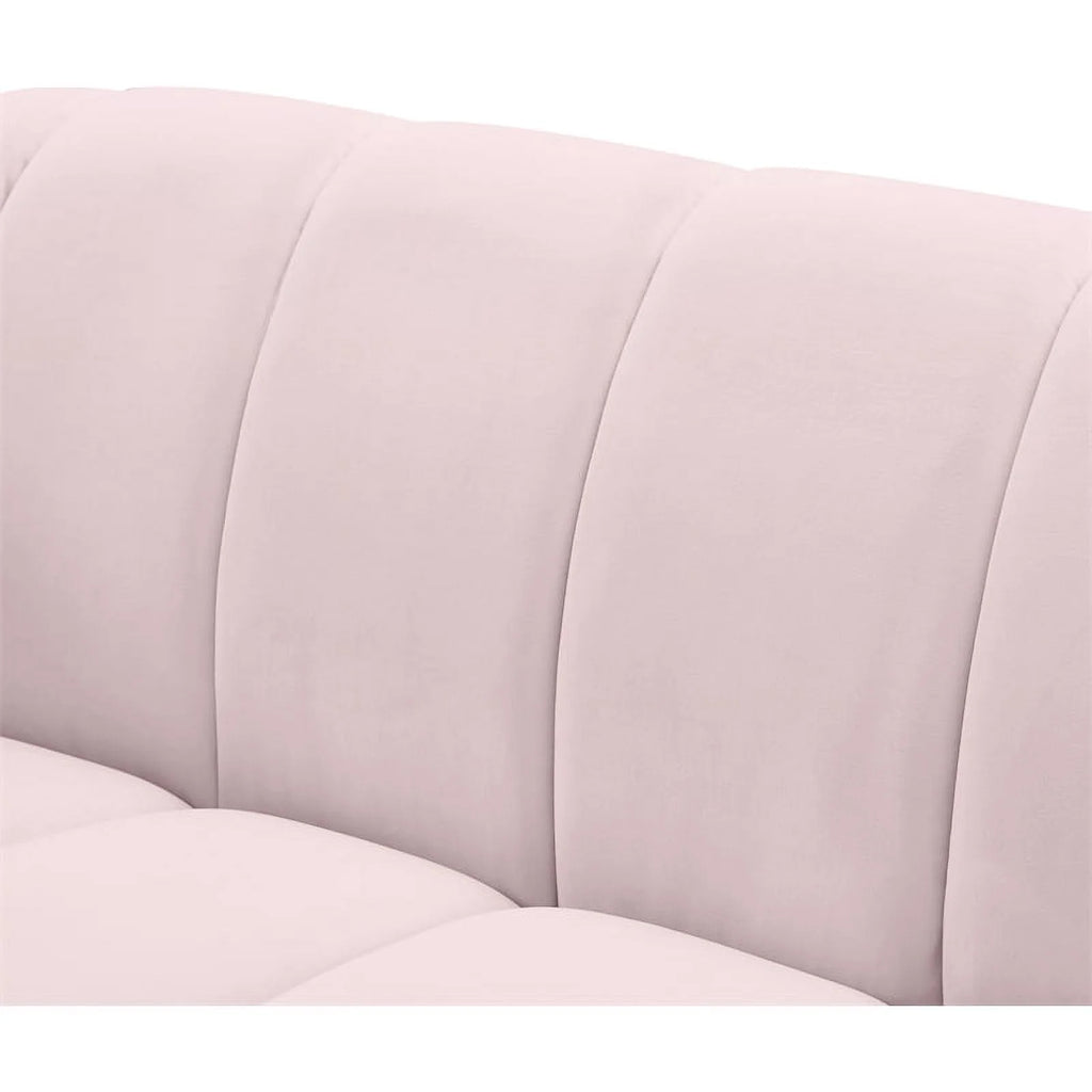 Pink Velvet Sofa E229627