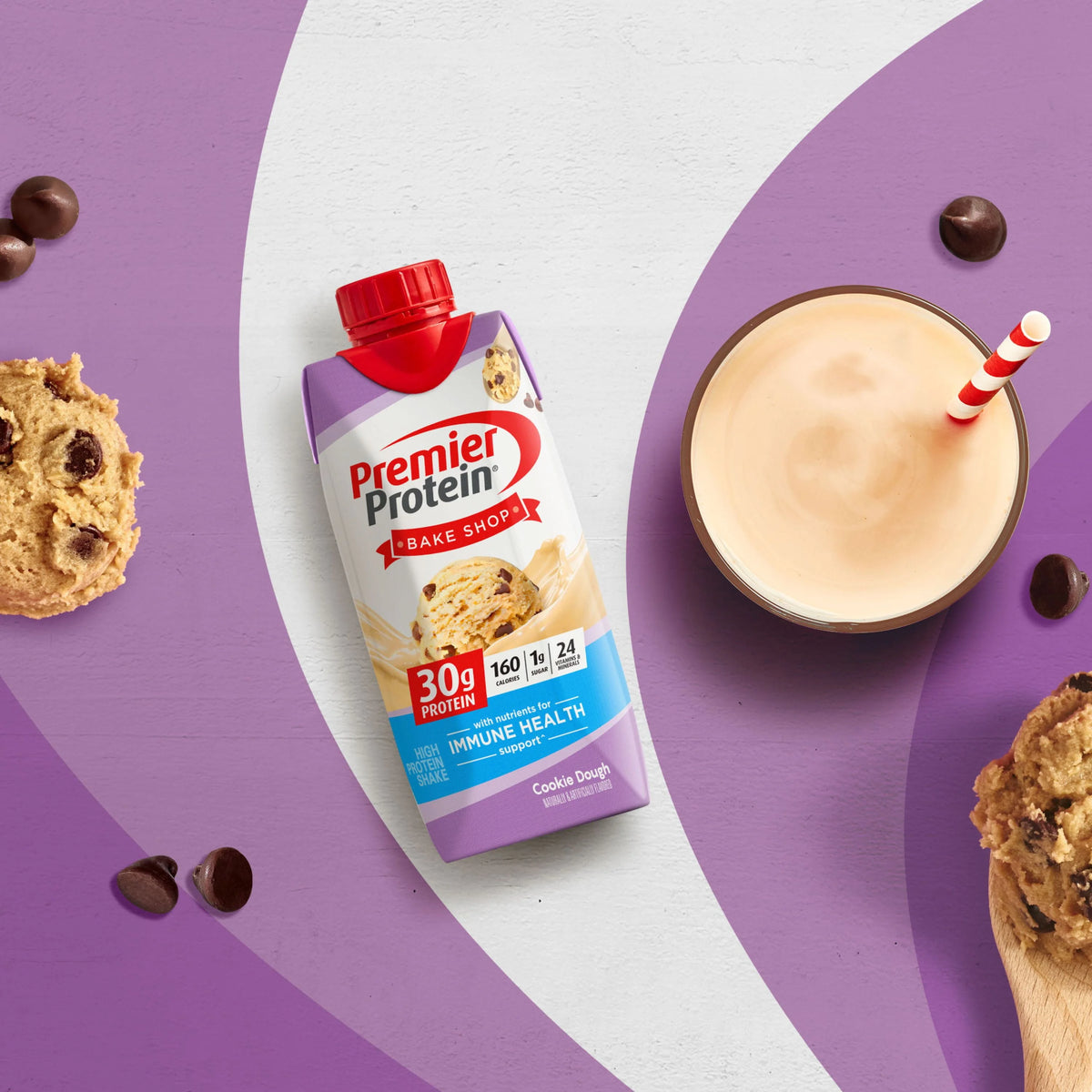 Cookie Dough 30g Protein Shake 11 fl oz 4 Ct B87830
