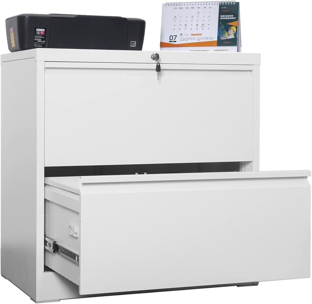 4 Drawer Steel Lateral File Cabinet with Letter/Legal A4 Size Y6894