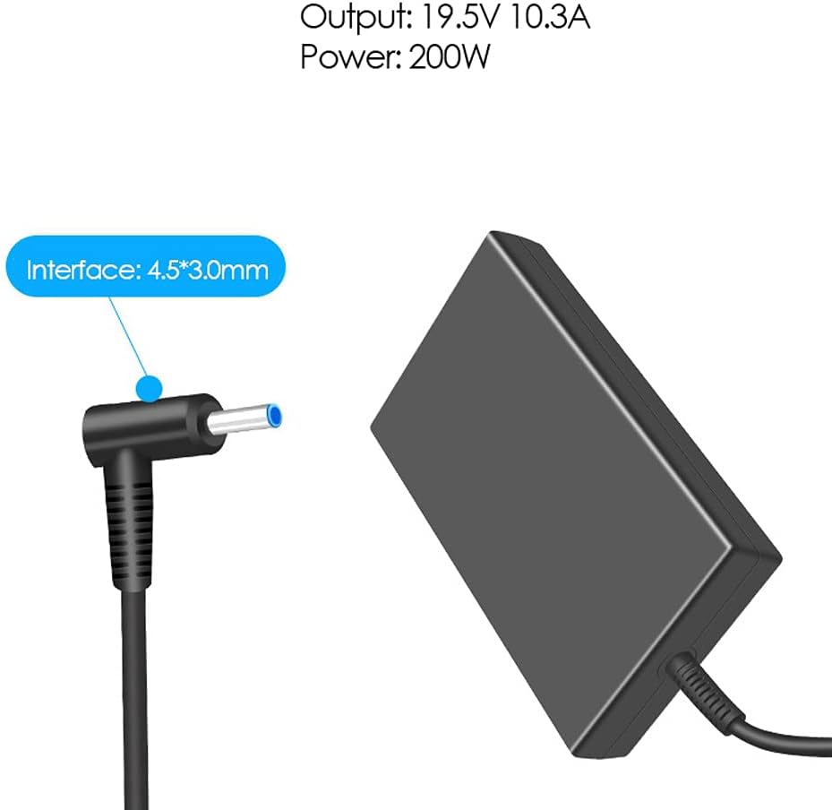 200W AC Adapter Laptop Charger Power Supply Pack of 2 Z2826