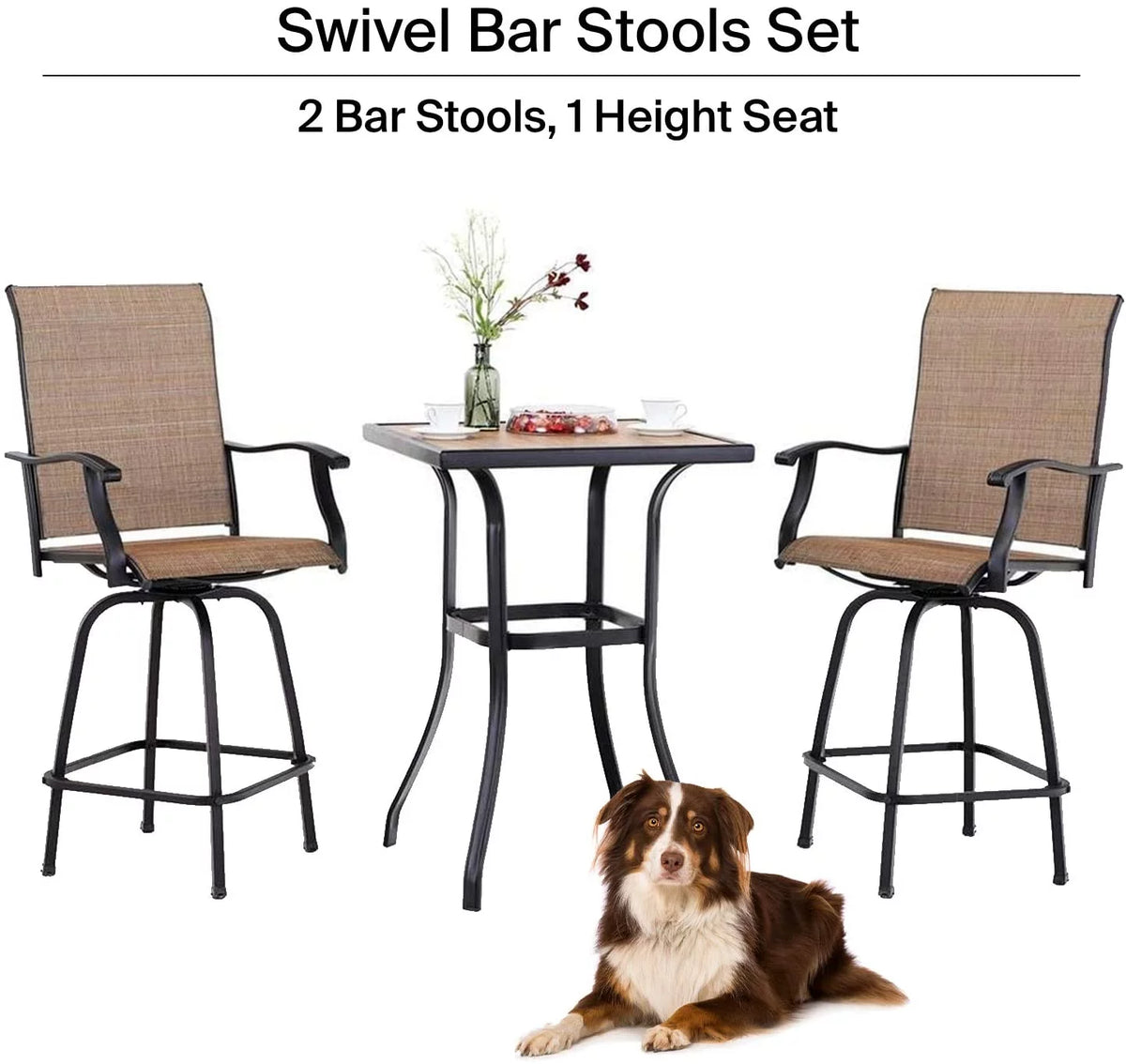 3 Piece Outdoor Furniture Set S82131