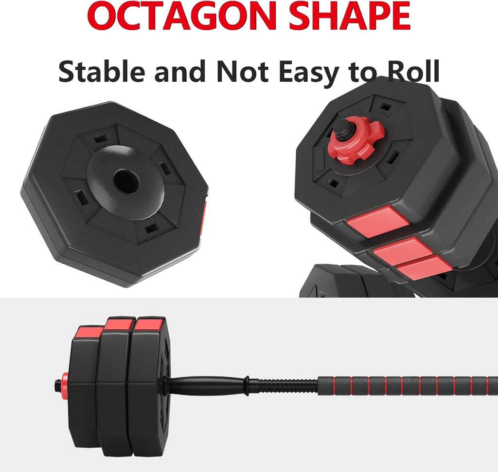 Adjustable Dumbbells with Connecting Rod, Pack of 2 R8143