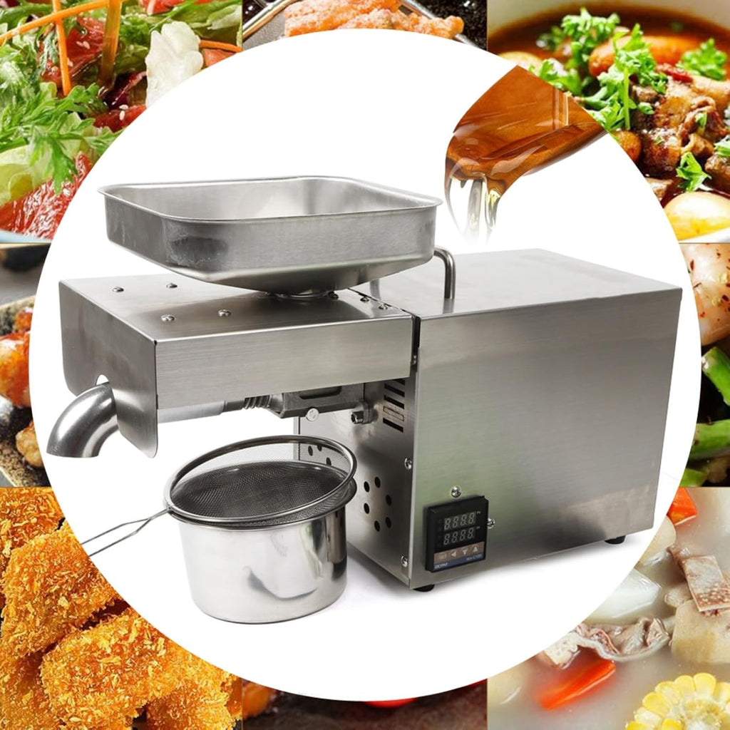 1500W Stainless Steel Electric Automatic Oil Press Machine O58183