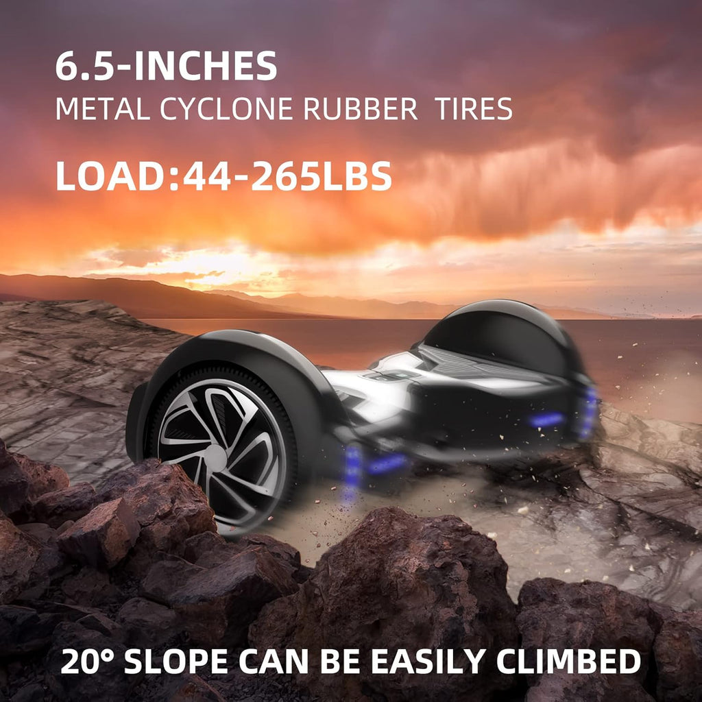 6.5" Self Balancing Scooter with Bluetooth Speaker and LED Lights G32564