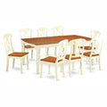 9 Piece Wood Dining Table Set I209