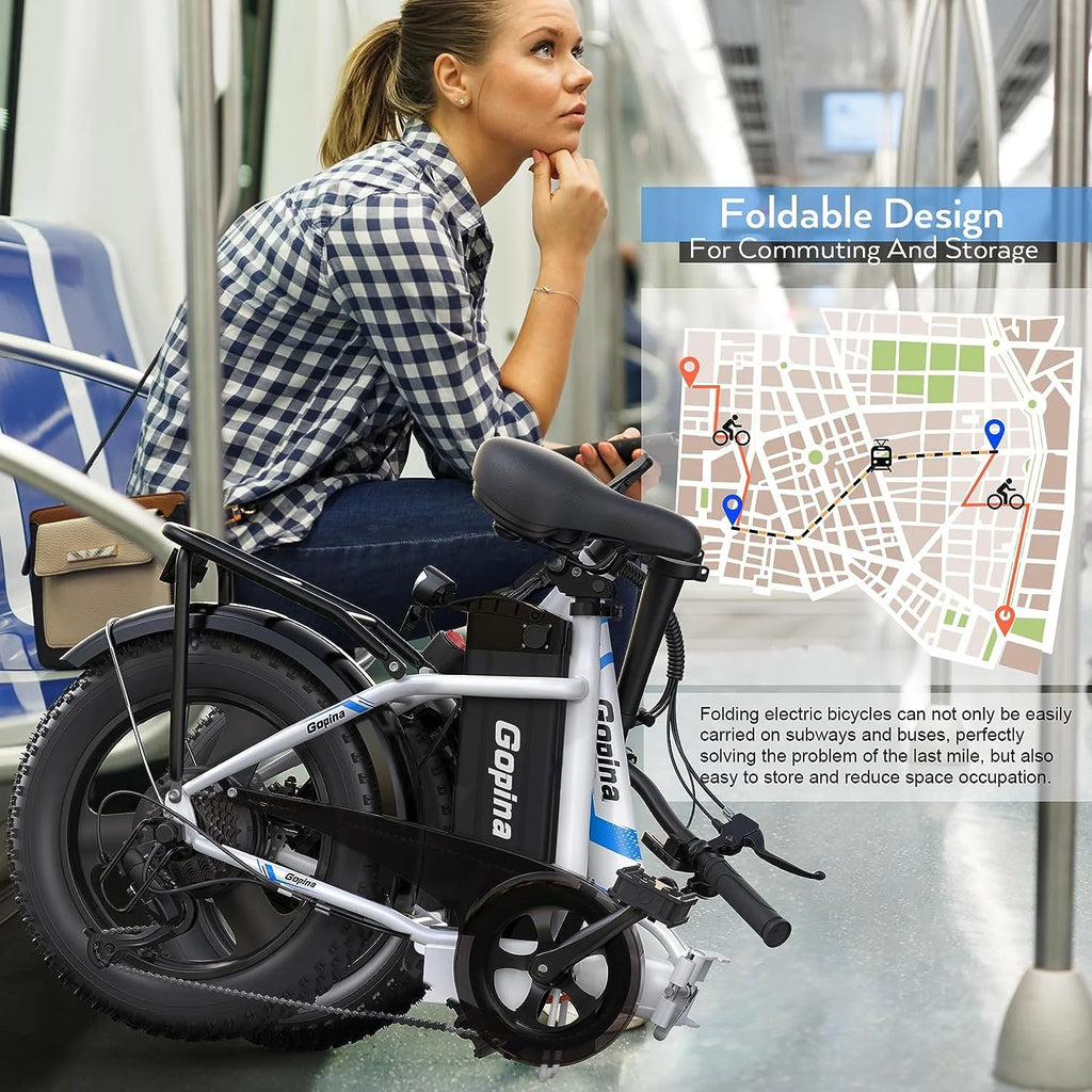 Folding 350W Step-Through Electric Bike K275050