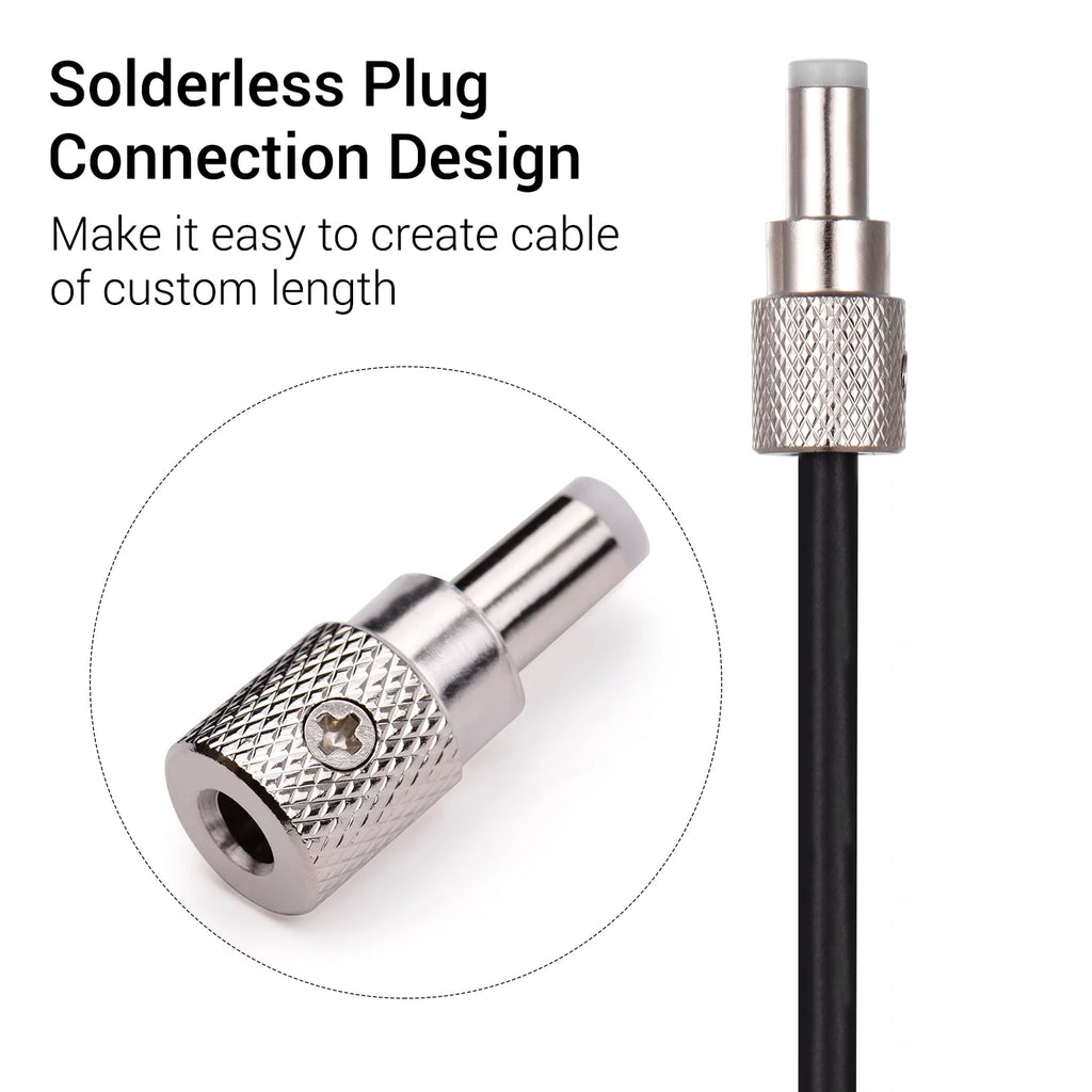 Solderless Guitar Pedal Cable Kit with 12 Plugs I9680