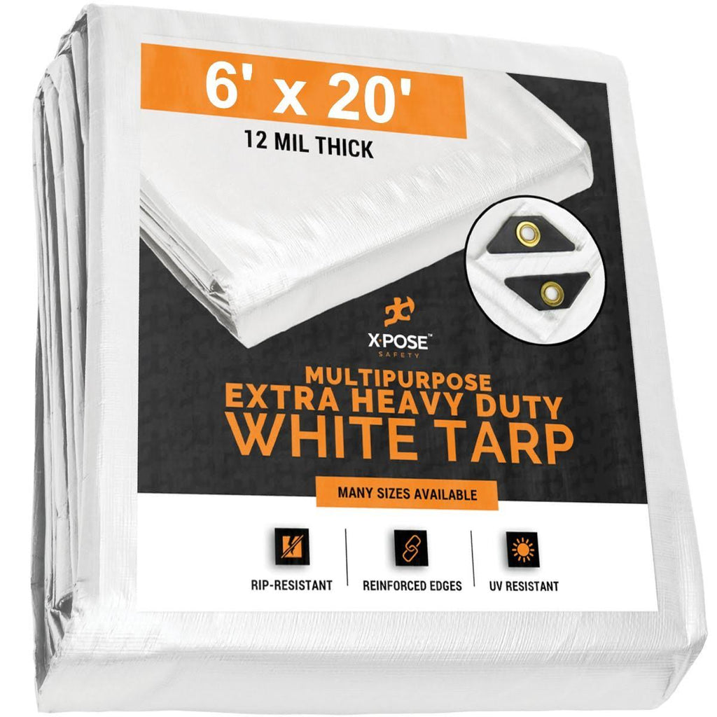 White Tarps 6 x 20 - Case of 5 E5775