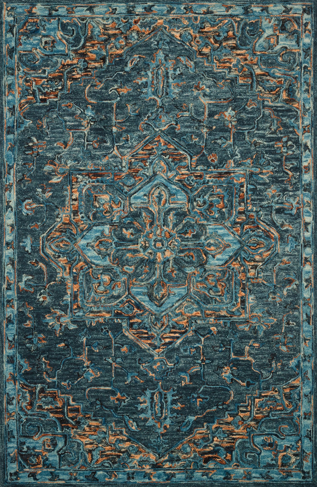 Teal Multi 9'3 x 13' Rug Q35850