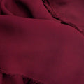 60" Wide Burgundy 100% Polyester Chiffon Fabric 25 Yards W499