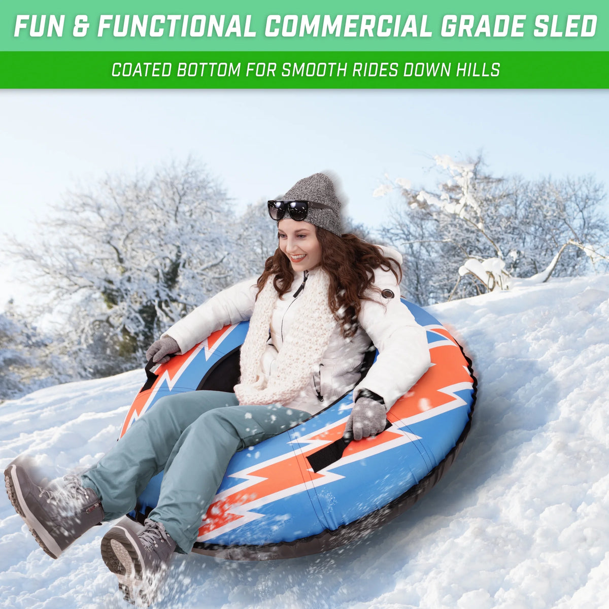 Retro Snow Tube with Canvas Cover K434643