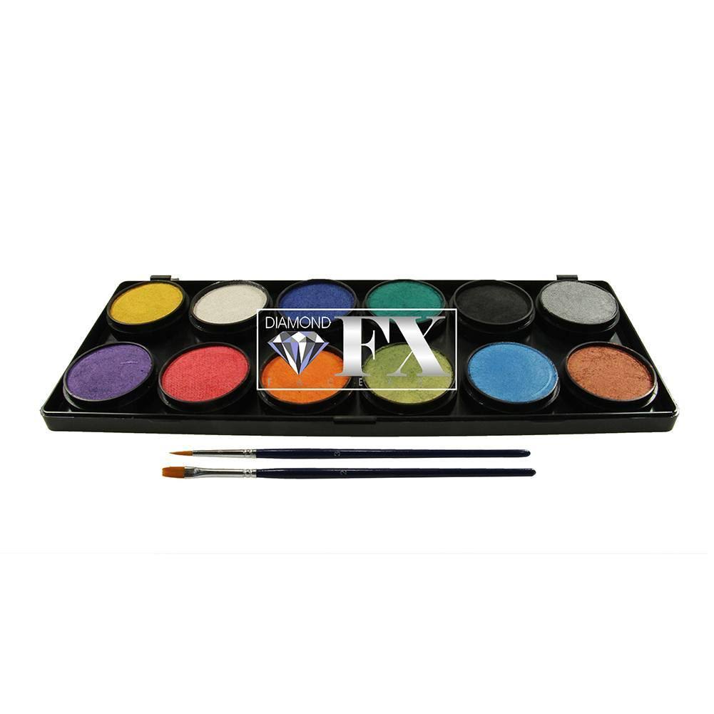 12 Color Metallic Palette Q18946