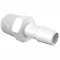 3/8-19 BSP to 3/8x22 Barbed Adapter, High Density Polyethylene N836