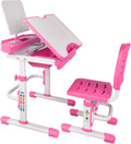 Height Adjustable Kids Desk and Chair Set J88980