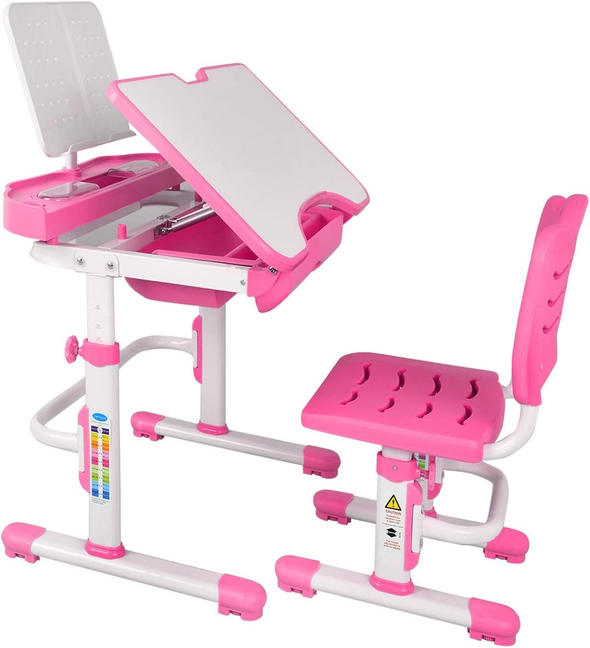 Height Adjustable Kids Desk and Chair Set J88980