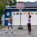 Adjustable Portable Basketball Hoop with 33 Shatterproof Backboard R395