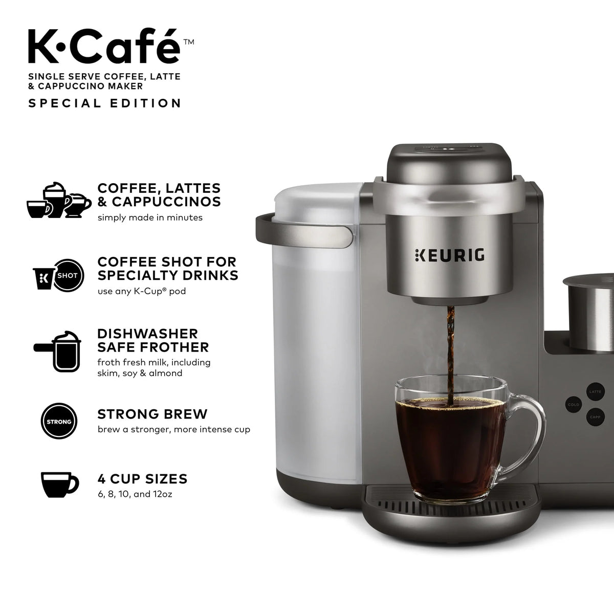 Single Serve Coffee Latte and Cappuccino Maker W242