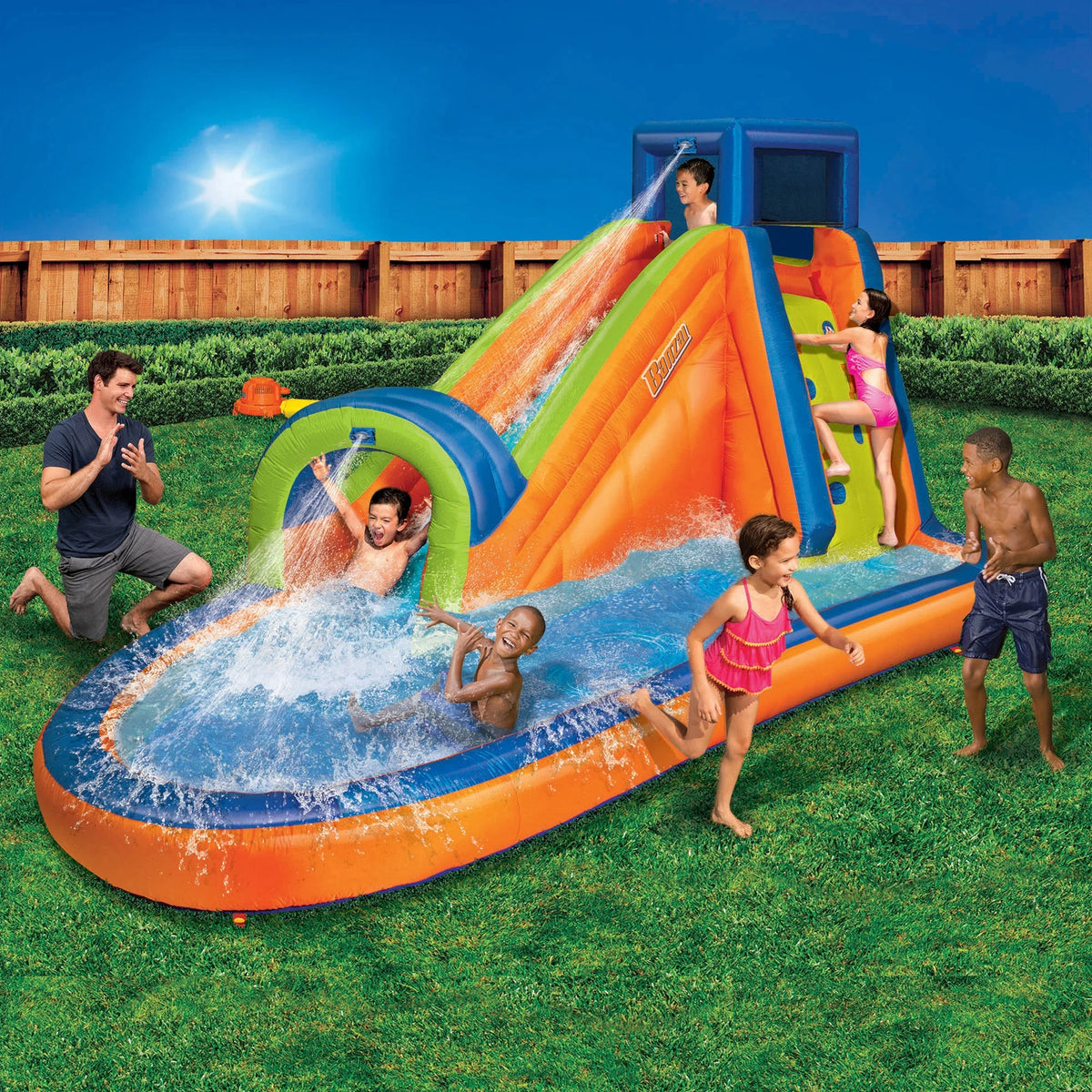 Inflatable Outdoor Water Slide Splash Toy H16024