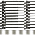 Black Cable Railing Hardware Kit, 10 Pairs W85185