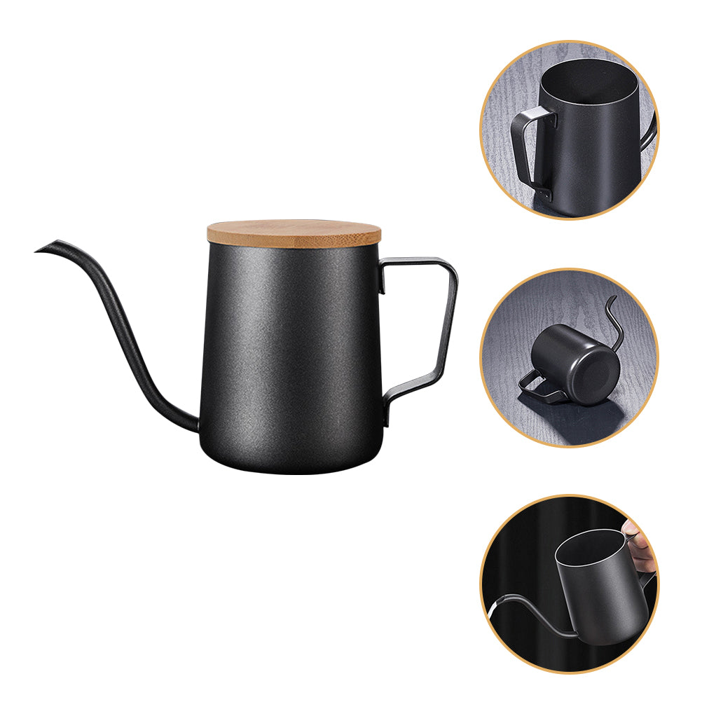350ml Lidded Coffee Kettle with Long Spout K261021