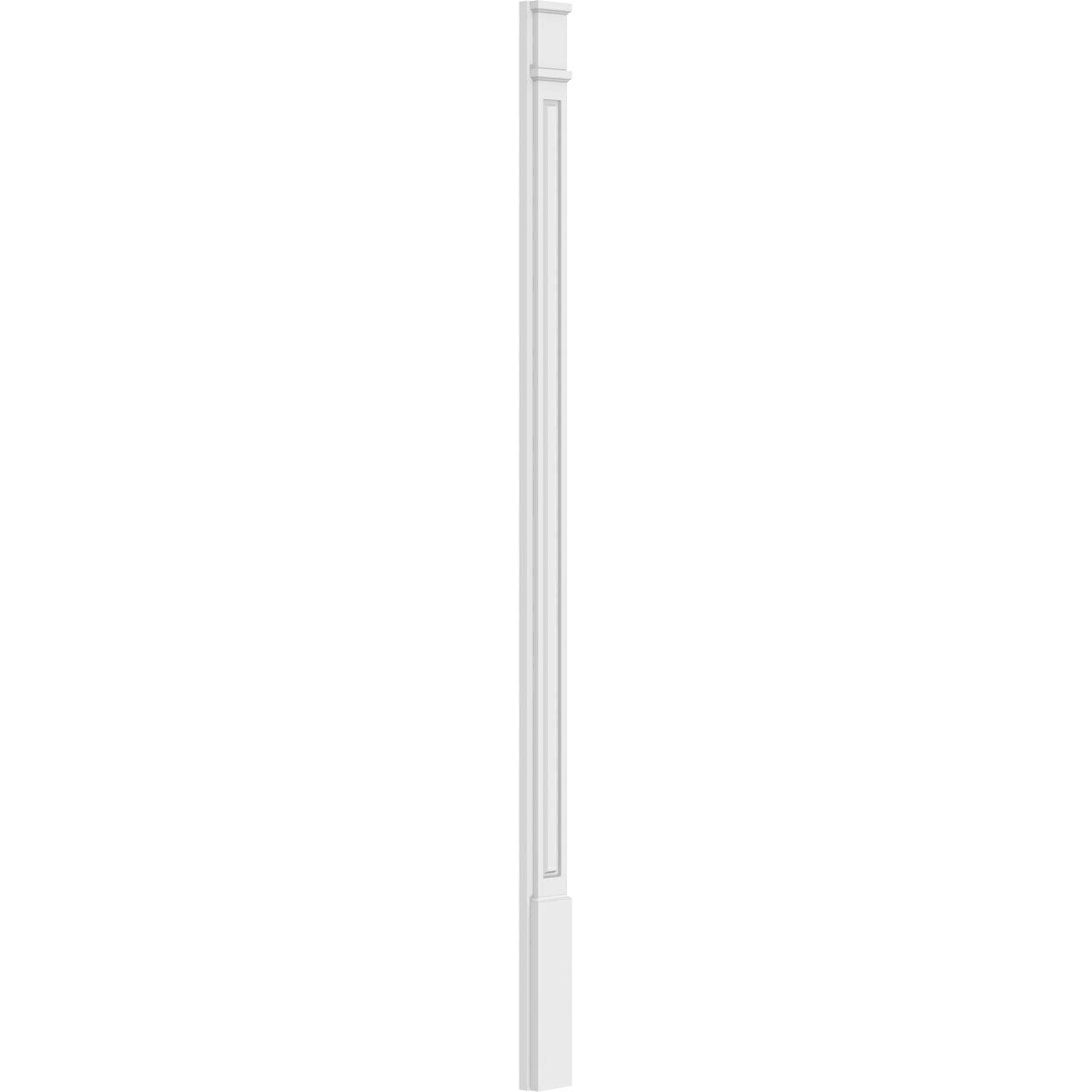 Raised Panel PVC Pilaster with Capital and Base (Pair) Q5516