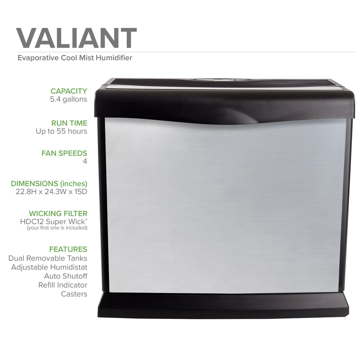 Console-Style Evaporative Humidifier R9681