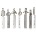 7-pc Miniature Router Bit Pack with 1/4" Shanks N669