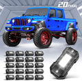 White 20 Pods Waterproof LED Rock Lights K13245