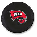 Black Vinyl Fitted Car Tire Cover F797967