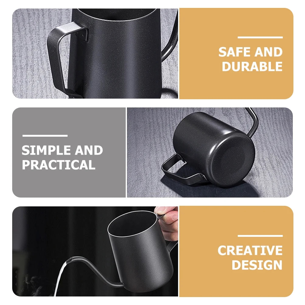 350ml Lidded Coffee Kettle with Long Spout K261021