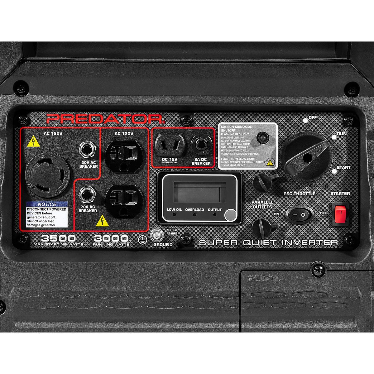3500 Watt Inverter Generator X277
