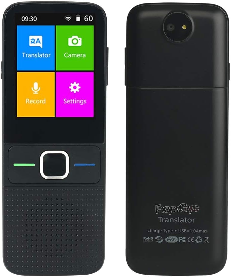 Portable Instant Translator Device with 2.4 Inch Touch Screen, Pack of 2 N359