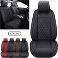 Waterproof Faux Leather Car Seat Covers Full Set Black-Red Z928463