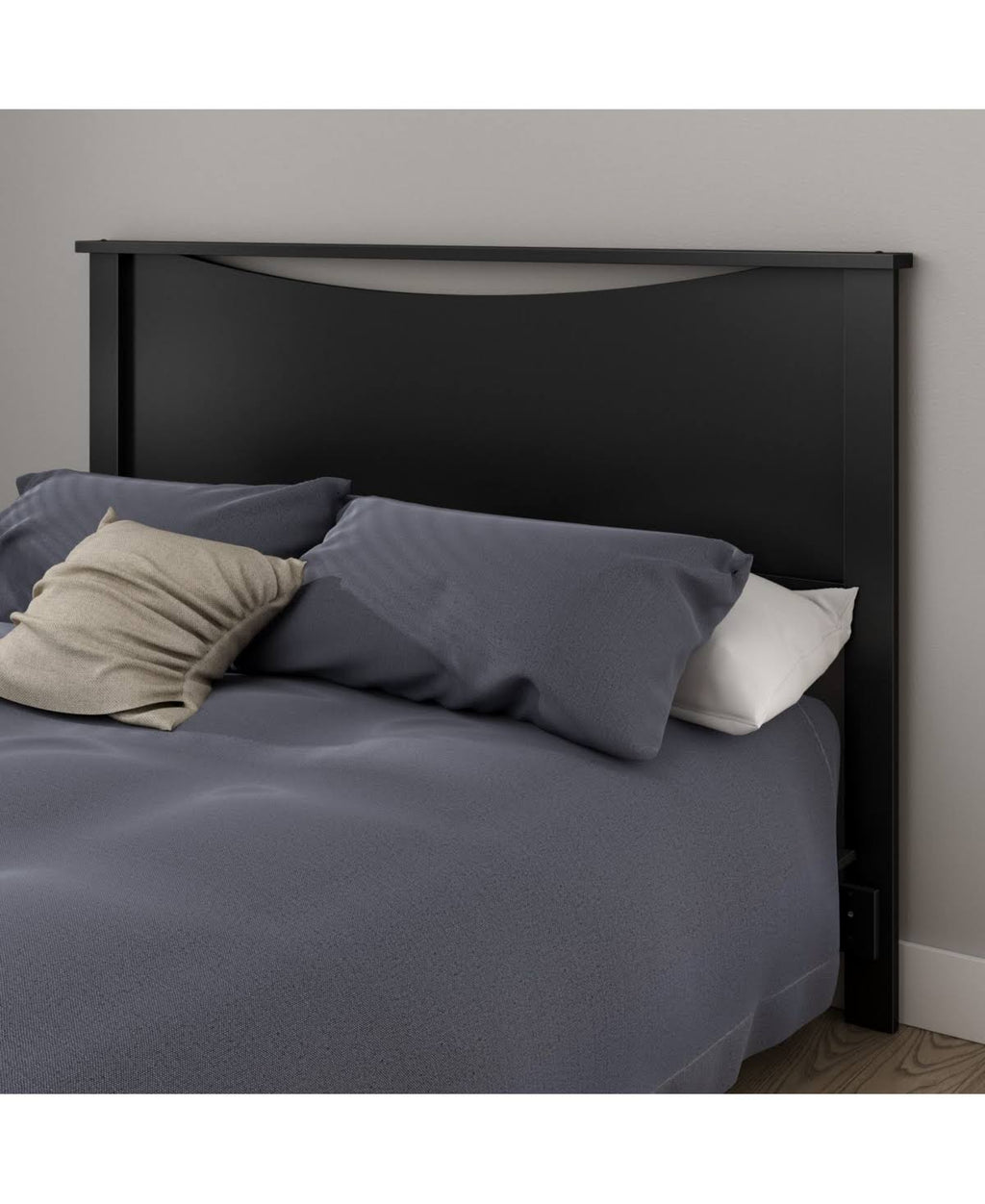 Pure Black Full/Queen Headboard F312994