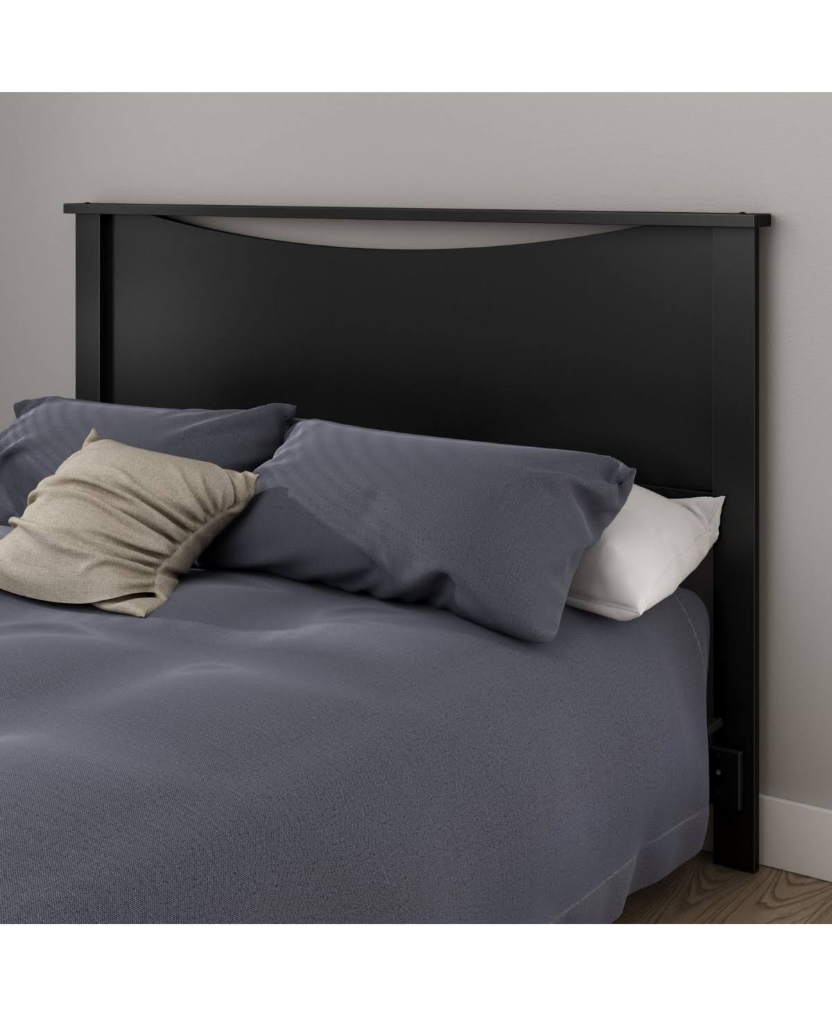Pure Black Full/Queen Headboard F312994